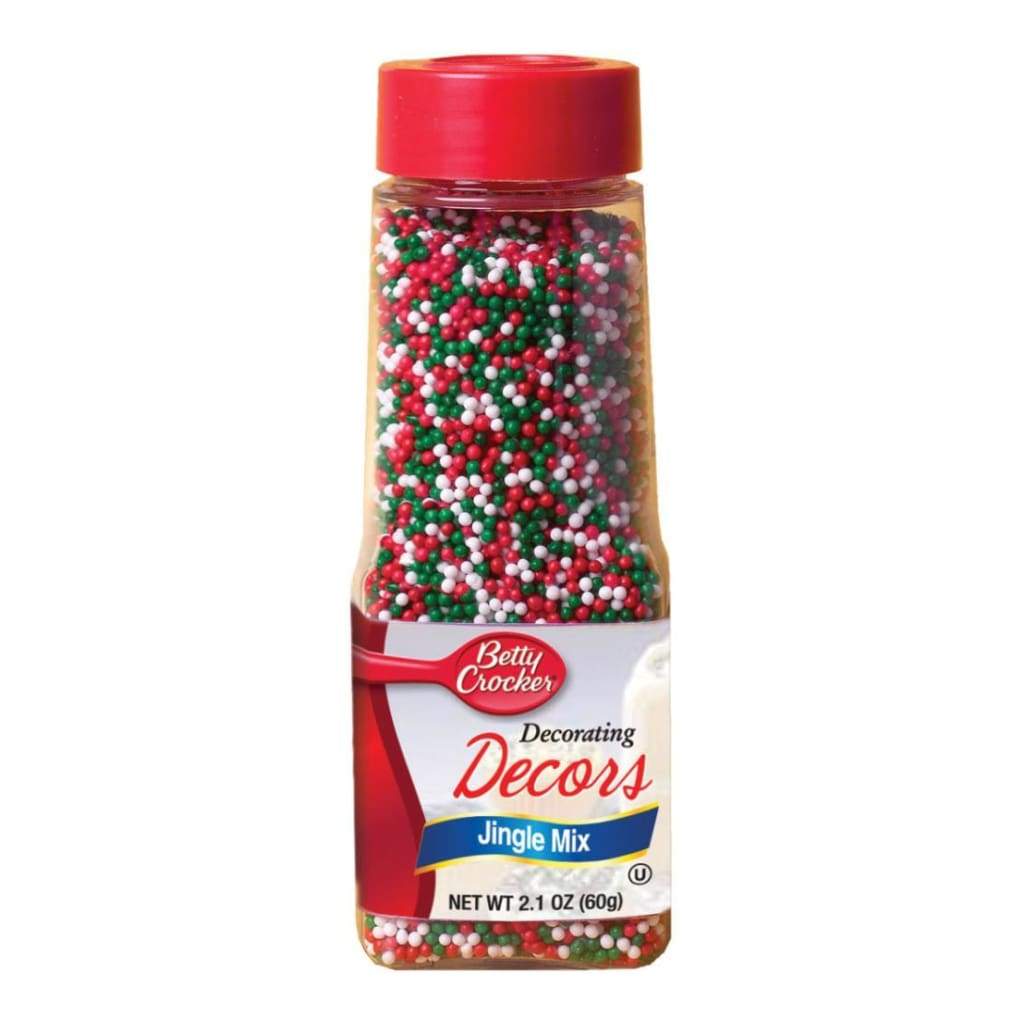 Betty Crocker Sprinkles 2.1oz Jingle Mix Beautiful Baking